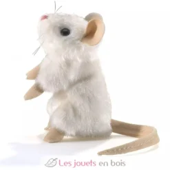 Marionnette à doigt Mini Souris blanche - Folkmanis