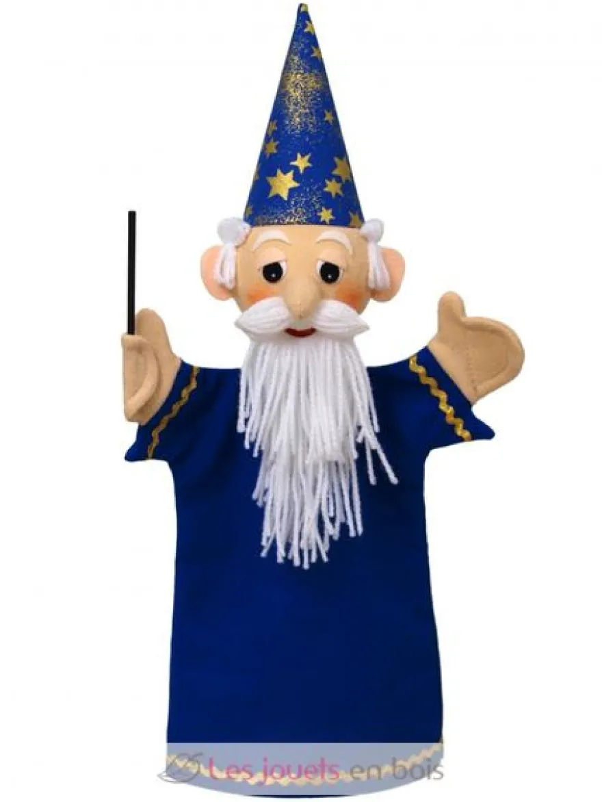 Marionnette Magicien bleu - Mú
