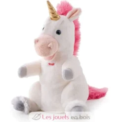 Marionnette à main Licorne blanche - Trudi