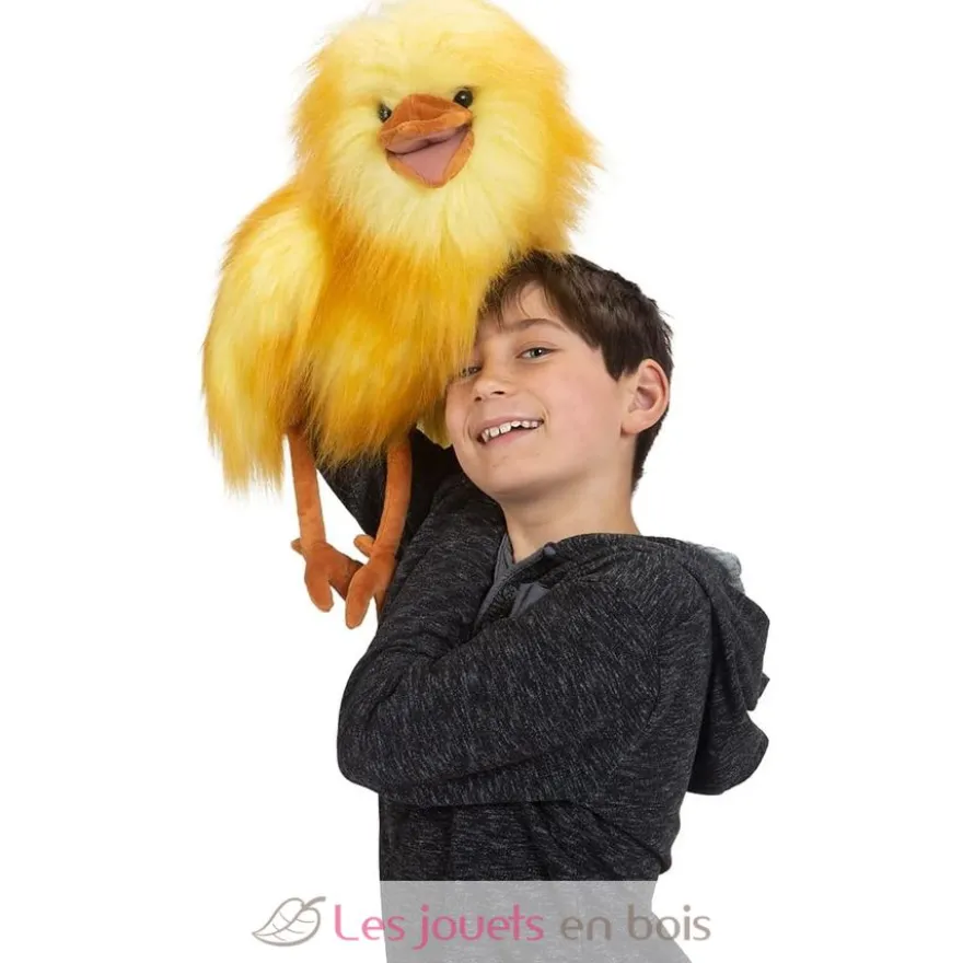 Marionnette à main Oiseau jaune - Folkmanis