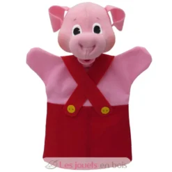 Marionnette Petit Cochon rouge - Mú