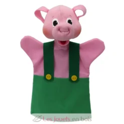 Marionnette Petit Cochon vert - Mú
