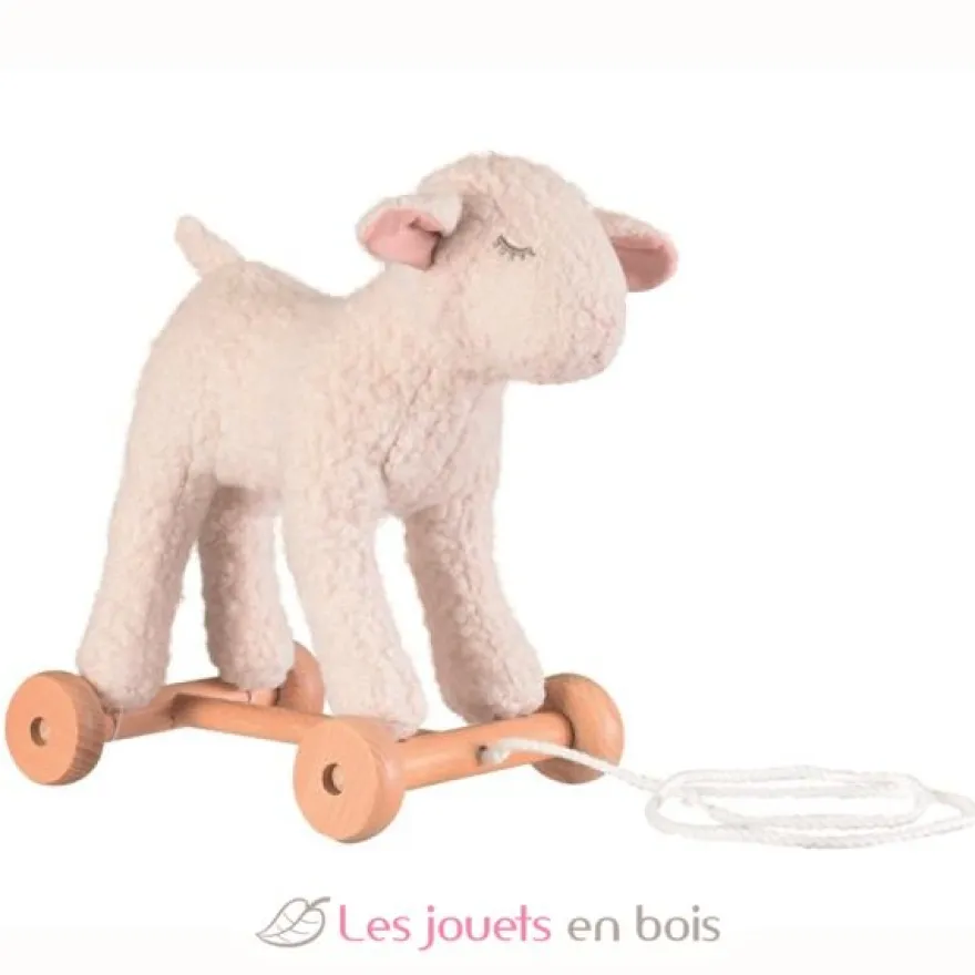 Mary l'agneau à tirer biege - Egmont Toys