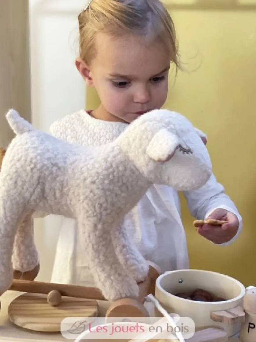 Mary l'agneau à tirer biege - Egmont Toys