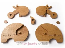 Mastodonte Hipu bois naturel Wodibow