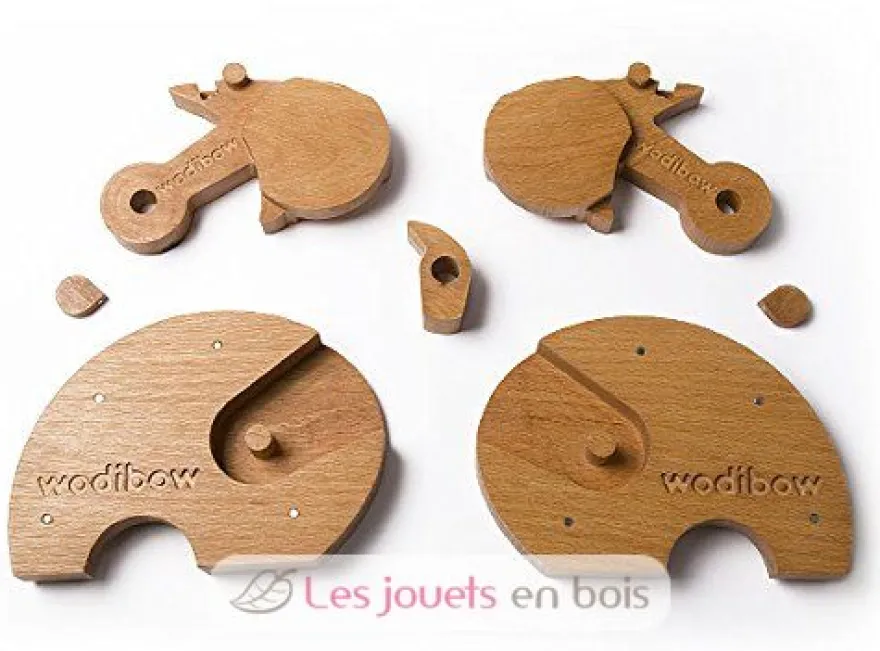 Mastodonte Hipu bois naturel Wodibow