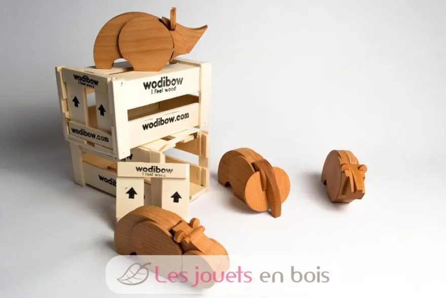 Mastodonte Hipu bois naturel Wodibow