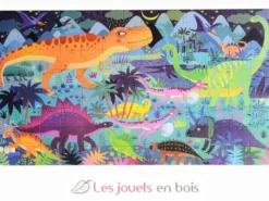 Ma Valise Puzzle Dinosaures 104 pcs - Mideer