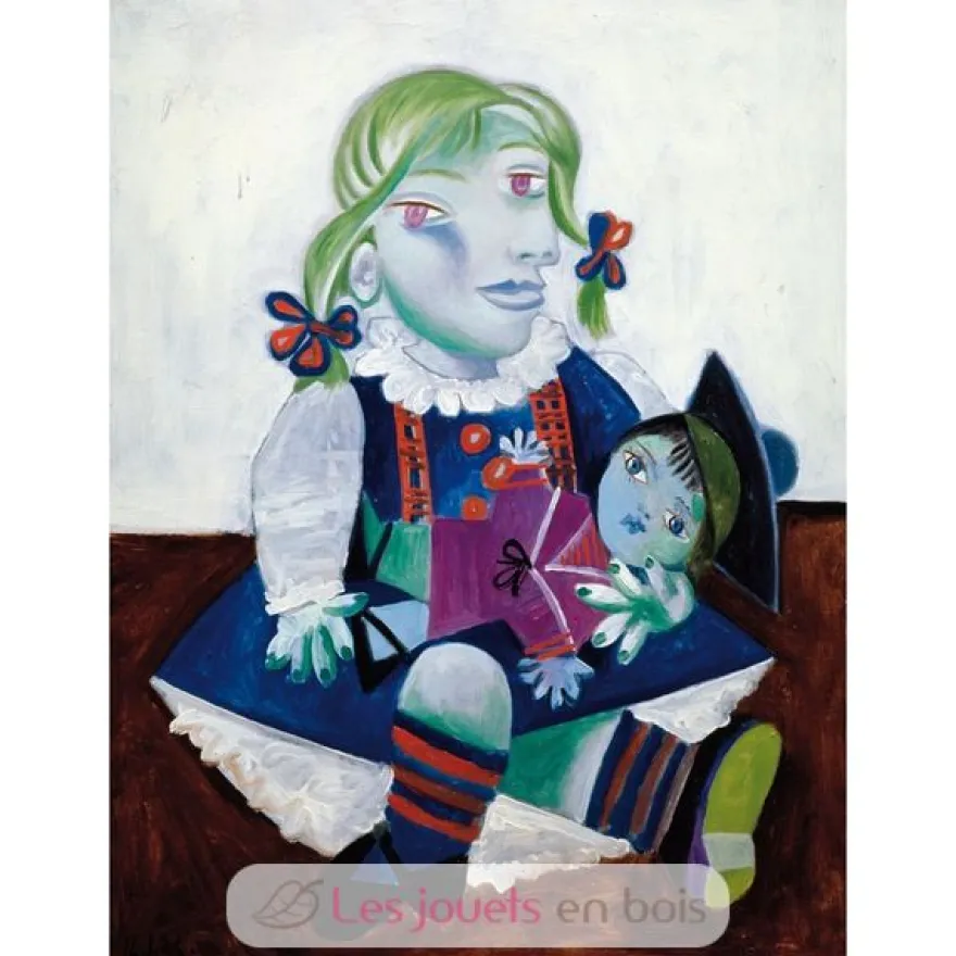 Maya à la poupée de Picasso - Puzzle Michèle Wilson