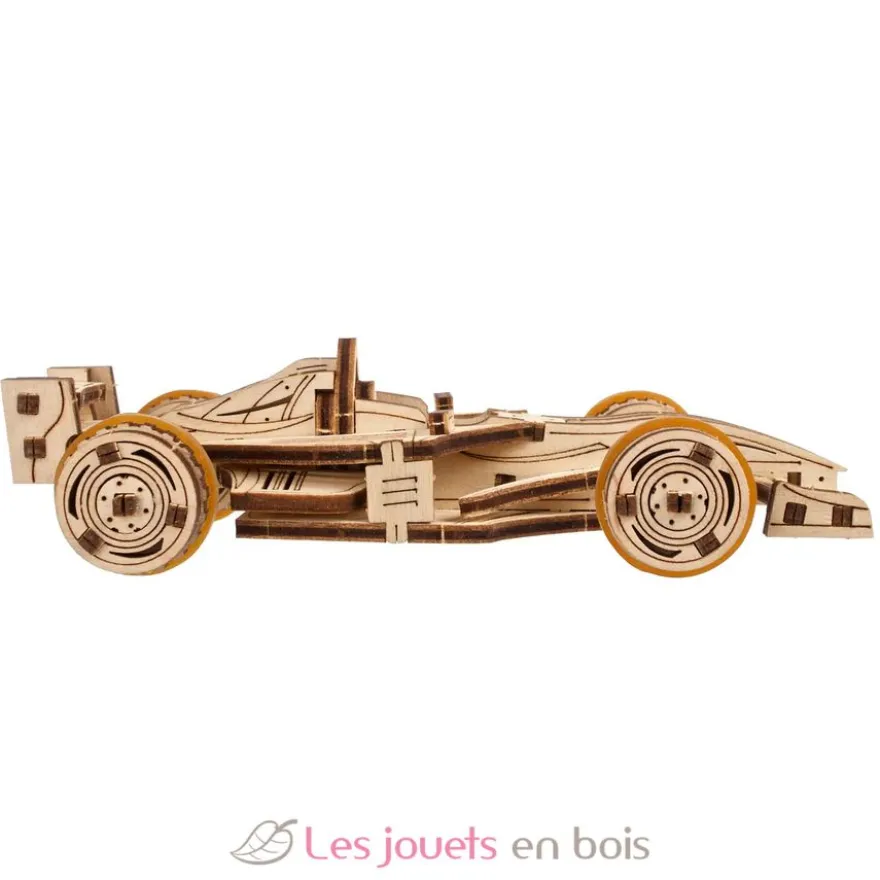 Mini bolide - Puzzle 3D mécanique en bois - Ugears
