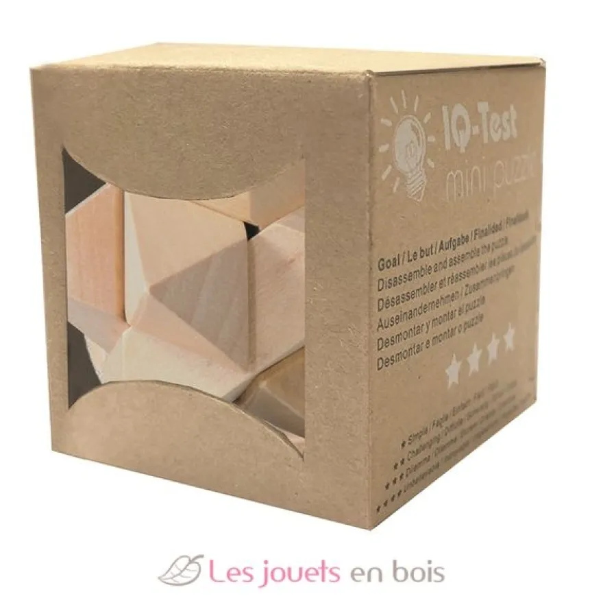 Mini casse-tête en bois Etoile - Fridolin