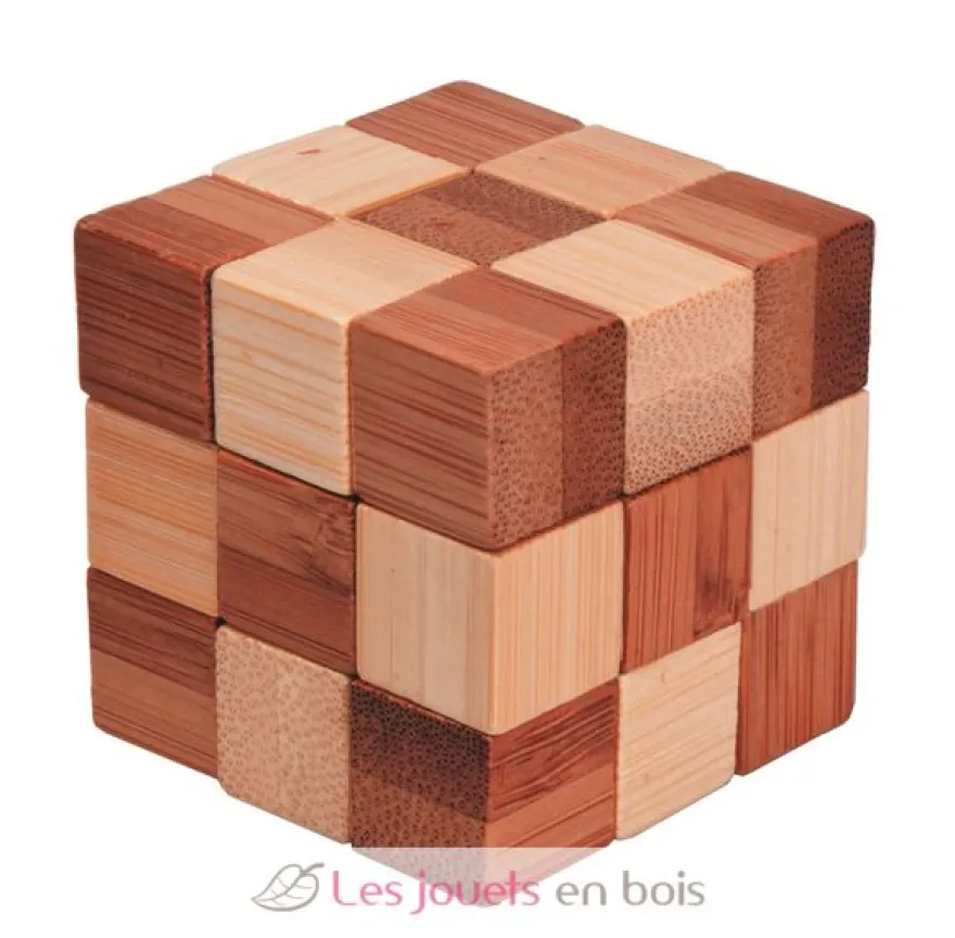 Mini casse-tête en bois Serpent - Fridolin