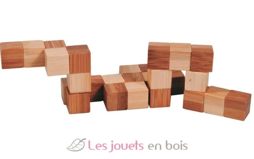 Mini casse-tête en bois Serpent - Fridolin