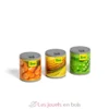 Mini conserves de légumes en bois - Erzi
