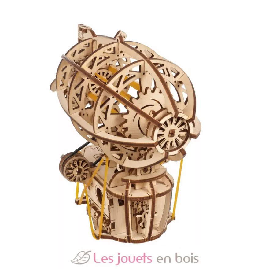 Mini Dirigeable Steampunk - Puzzle 3D mécanique en bois - Ugears