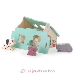 Mini ferme des formes en bois - Vilac