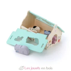 Mini ferme des formes en bois - Vilac