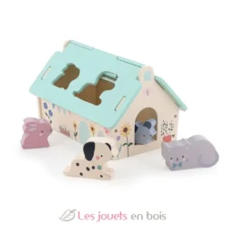 Mini ferme des formes en bois - Vilac