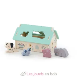 Mini ferme des formes en bois - Vilac