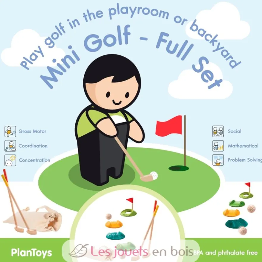 Mini Golf double - Plan Toys