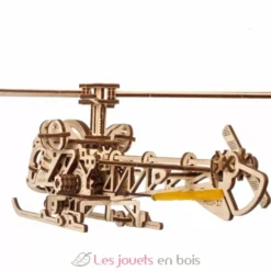 Mini Hélicoptère - Puzzle 3D mécanique en bois - Ugears