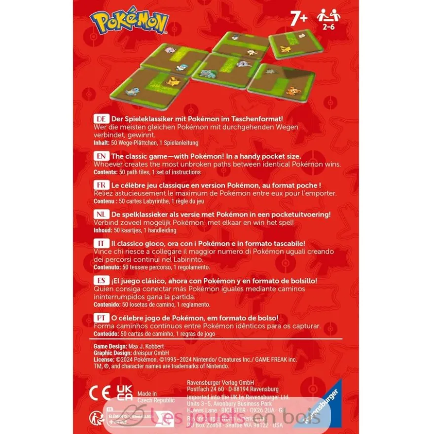 Mini jeu - Pokémon - Labyrinth Connect - Ravensburger