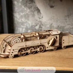 Mini locomotive - Puzzle 3D mécanique en bois - Ugears
