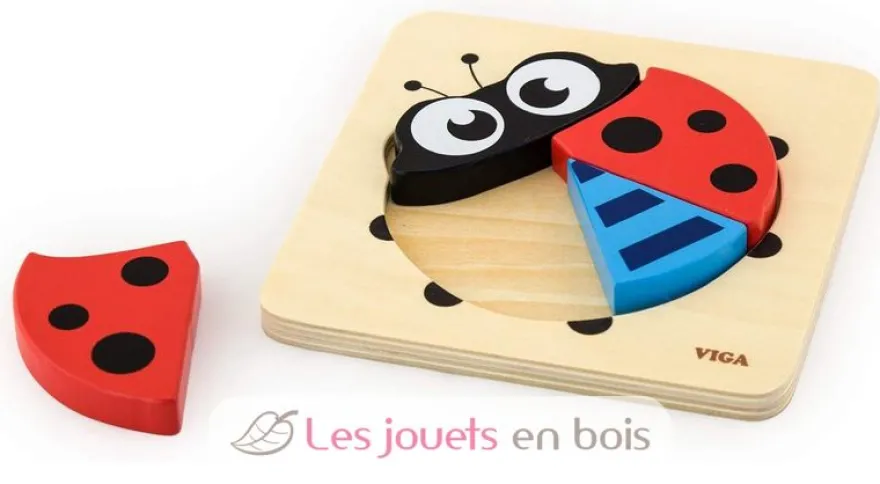 Mini Puzzle Coccinelle - Viga Toys