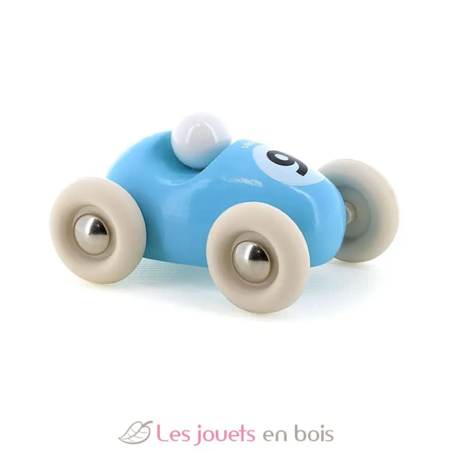 Mini roadster en bois bleu ciel - Vilac