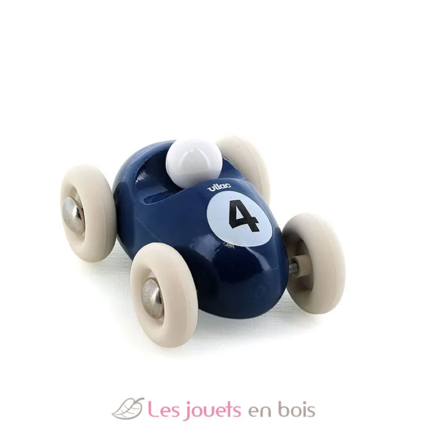 Mini roadster en bois bleu nuit - Vilac