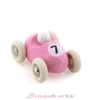 Mini roadster en bois rose - Vilac