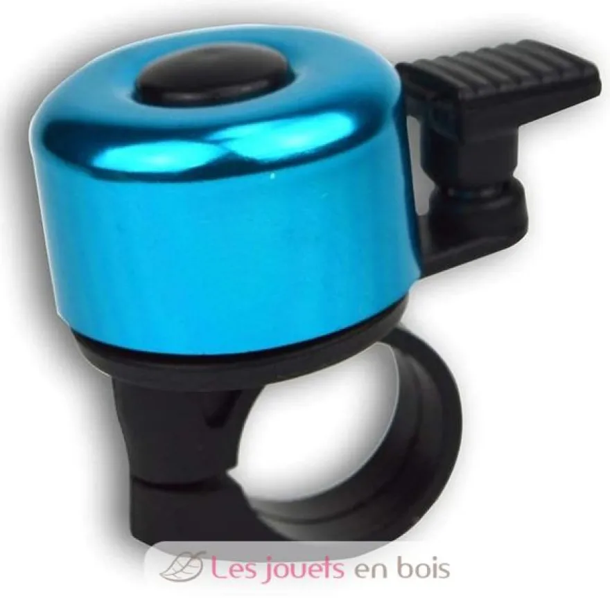 Mini sonnette de vélo bleue - Kiddimoto