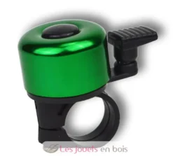 Mini sonnette de vélo verte - Kiddimoto