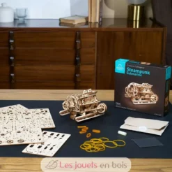 Mini Sous-marin Steampunk - Puzzle 3D mécanique en bois - Ugears