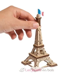 Mini Tour Eiffel - Puzzle 3D mécanique en bois - Ugears