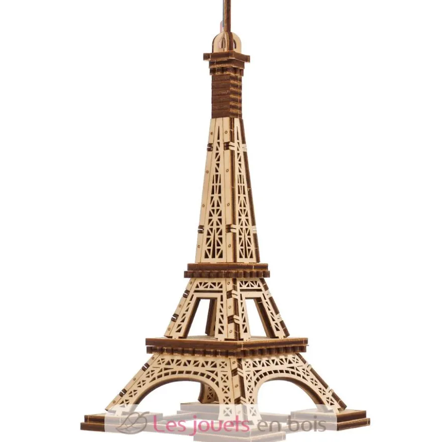 Mini Tour Eiffel - Puzzle 3D mécanique en bois - Ugears