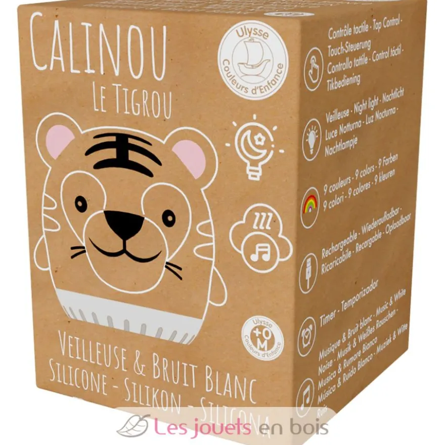 Mini veilleuse bruit blanc Calinou le Tigrou - Ulysse