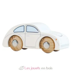 Mini voiture en bois Betty No 9 blanche - Le Toy Van