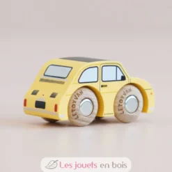 Mini voiture en bois Fifi No 10 jaune - Le Toy Van