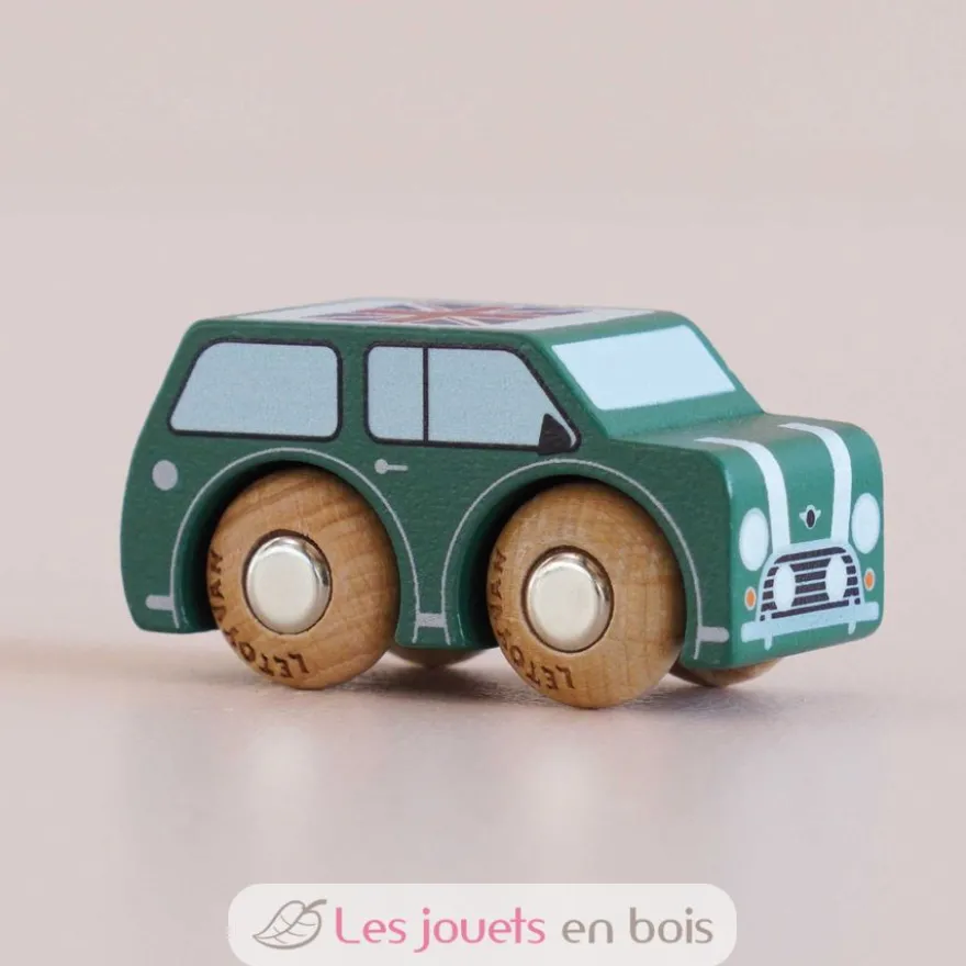 Mini voiture en bois Molly No 7 verte - Le Toy Van