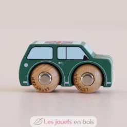 Mini voiture en bois Molly No 7 verte - Le Toy Van