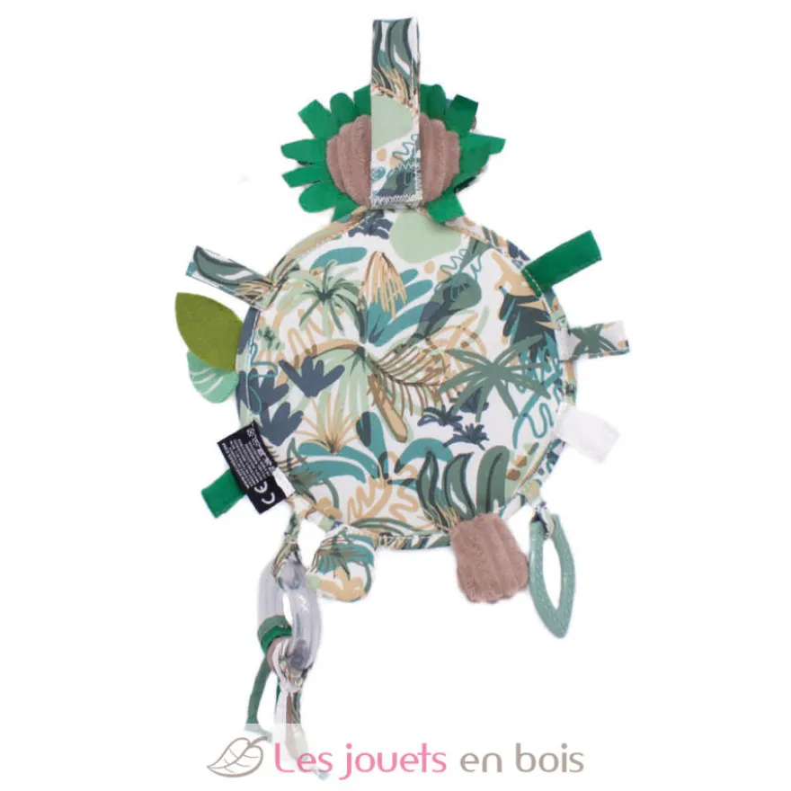 Miroir d'éveil Jélékros lion gris vert Les Déglingos