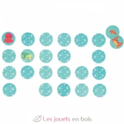 Mémo de bain Mes Bébés Animaux - Janod