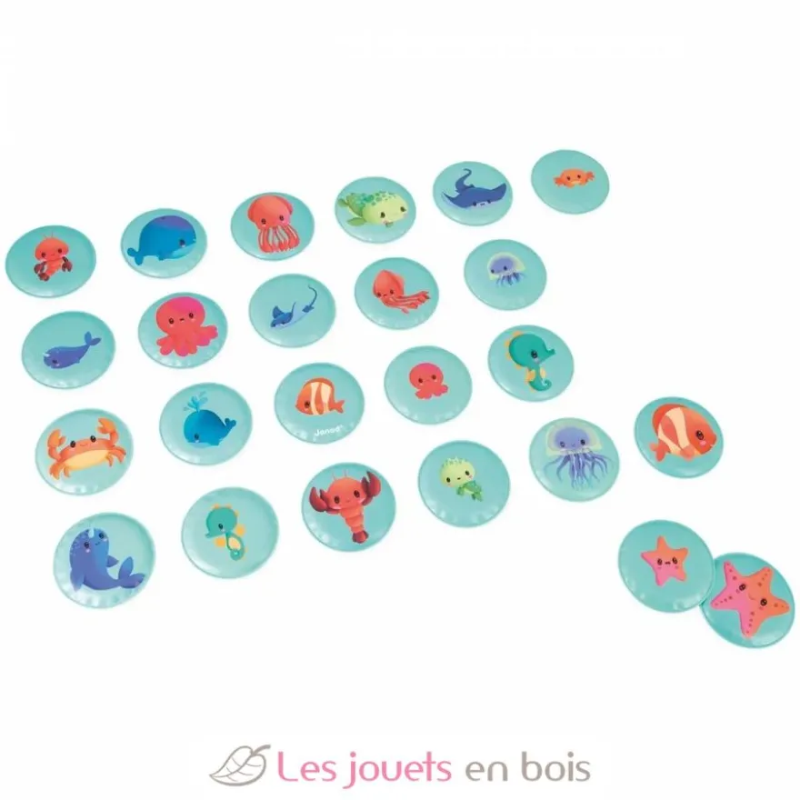 Mémo de bain Mes Bébés Animaux - Janod