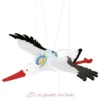Mobile cigogne, bleu - Goki