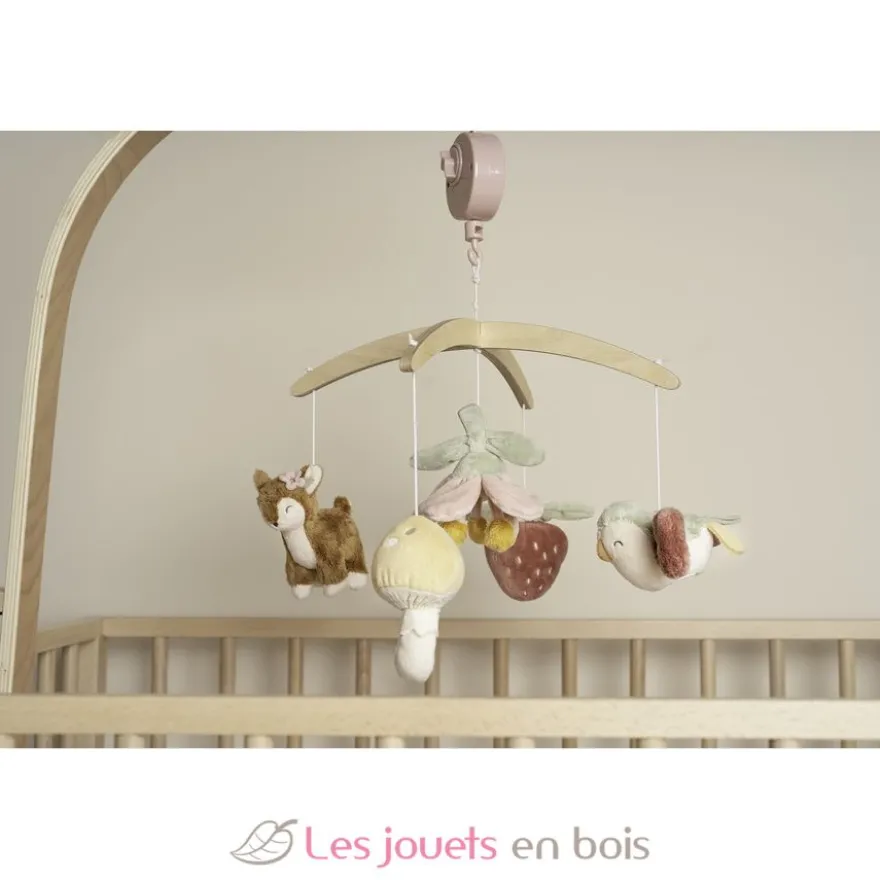 Mobile musical en bois Fairy Garden - Little Dutch