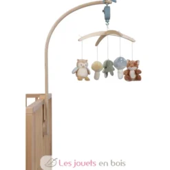 Mobile musical en bois Forest Friends - Little Dutch