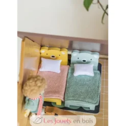 Mobilier chambre enfants pour maison de poupées - Tender Leaf Toys