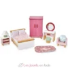 Mobilier chambre pour maison de poupées - Tender Leaf Toys