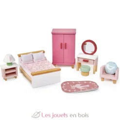 Mobilier chambre pour maison de poupées - Tender Leaf Toys